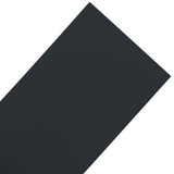Garden Edging Black 10 m 20 cm Polyethylene - 45-Degree Angle