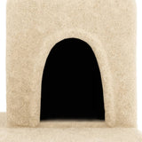 Cat Tree with Sisal Scratching Posts Cream 154 cm