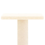 Cat Tree with Sisal Scratching Posts Cream 73 cm - Top-Down View