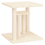 Cat Scratching Posts with Platforms Cream 50 cm