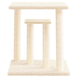 Cat Scratching Posts with Platforms Cream 50 cm