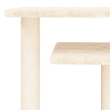 Cat Scratching Posts with Platforms Cream 62.5 cm