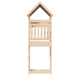 Outdoor Play Tower Natural 53 x 85 x 264 cm Solid Pine Wood