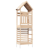 Outdoor Play Tower Natural 53 x 85 x 264 cm Solid Pine Wood
