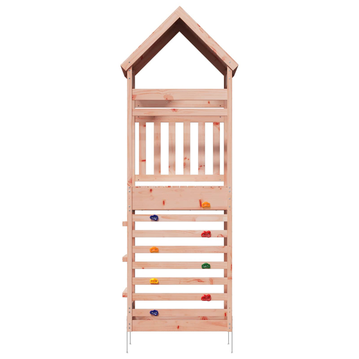 Outdoor Play Tower Natural 53 x 85 x 264 cm Solid Douglas Wood