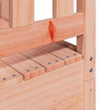 Outdoor Play Tower Natural 85 x 53 x 207 cm Solid Douglas Wood - Rear View