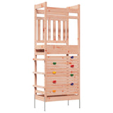 Outdoor Play Tower Natural 85 x 53 x 207 cm Solid Douglas Wood - Front View