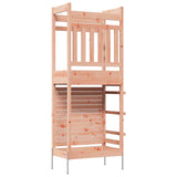 Outdoor Play Tower Natural 85 x 53 x 207 cm Solid Douglas Wood - 45-Degree Angle