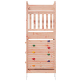Outdoor Play Tower Natural 85 x 53 x 207 cm Solid Douglas Wood - Side View