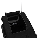 Pet Bike Trailer Black Oxford Fabric and Iron - Extra Image