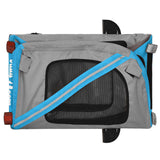 Pet Bike Trailer Blue and Grey Oxford Fabric and Iron - Extra Image