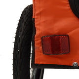 Pet Bike Trailer Orange and Black Oxford Fabric&Iron - Extra Image