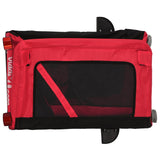 Pet Bike Trailer Red and Black Oxford Fabric&Iron - Extra Image