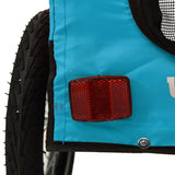 Pet Bike Trailer Blue and Black Oxford Fabric&Iron - Extra Image