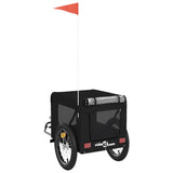 Pet Bike Trailer Black Oxford Fabric&Iron - Extra Image