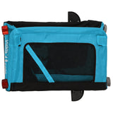 Pet Bike Trailer Blue and Black Oxford Fabric and Iron - Extra Image