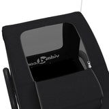 Pet Bike Trailer Black Oxford Fabric and Iron - Extra Image