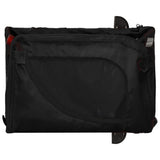 Pet Bike Trailer Black Oxford Fabric and Iron - Low Angle