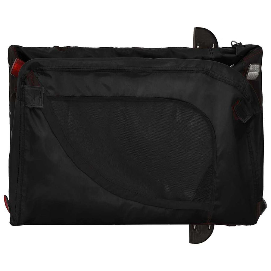 Pet Bike Trailer Black Oxford Fabric and Iron