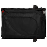 Pet Bike Trailer Black Oxford Fabric and Iron - Low Angle