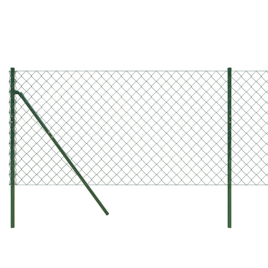 Chain Link Fence Green 1x10 m