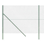 Chain Link Fence Green 1.6x10 m