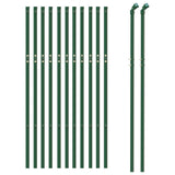 Chain Link Fence Green 0.8x25 m
