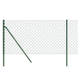 Chain Link Fence Green 0.8x25 m