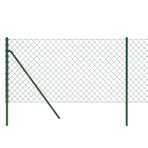 Chain Link Fence Green 0.8x25 m