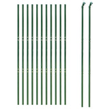 Chain Link Fence Green 1.6x25 m - Side View