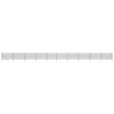 Chain Link Fence Green 1.8x25 m - Front View