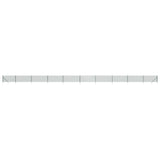 Chain Link Fence with Spike Anchors Green 1x25 m