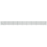 Chain Link Fence with Spike Anchors Green 1.4x25 m
