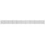 Chain Link Fence with Spike Anchors Green 1.6x25 m