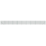 Chain Link Fence with Spike Anchors Green 1.8x25 m