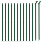 Chain Link Fence with Flange Green 1x25 m