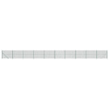 Chain Link Fence with Flange Green 1.8x25 m