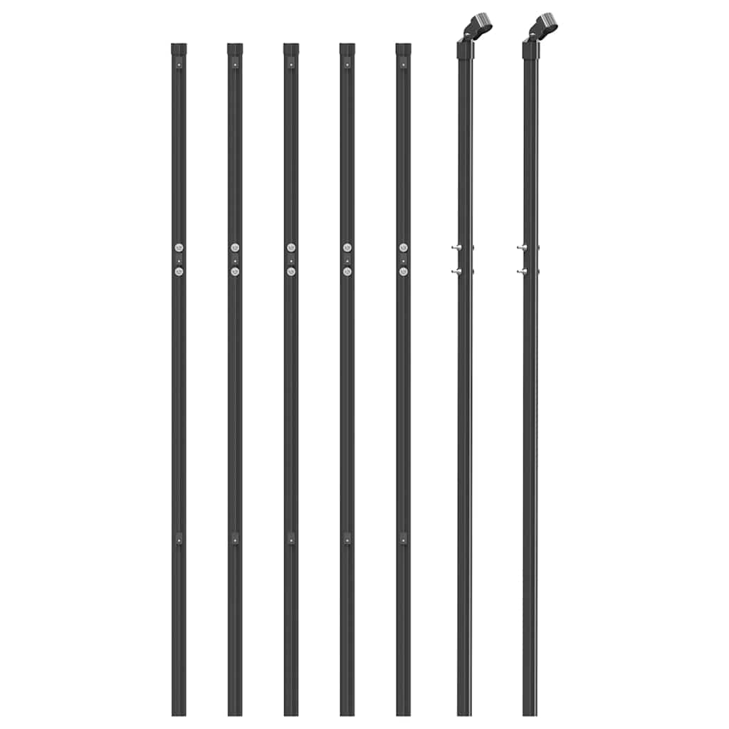 Chain Link Fence Anthracite 1x10 m