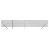Chain Link Fence Anthracite 1.4x10 m - Front View