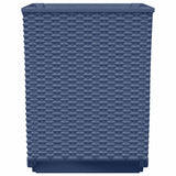 Planters 4 pcs Blue Grey 30x30x37 cm Polypropylene