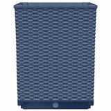 Planters 4 pcs Blue Grey 30x30x37 cm Polypropylene