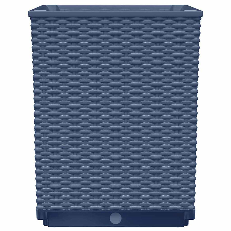 Planters 4 pcs Blue Grey 30x30x37 cm Polypropylene