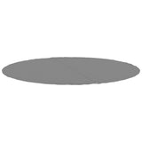 Pool Ground Cloth Light Grey Ø244 cm Polyester Geotextile - Front View