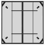 Garden Table Anthracite 100x100x72 cm Steel Mesh