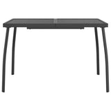 Garden Table Anthracite 110x80x72 cm Steel Mesh