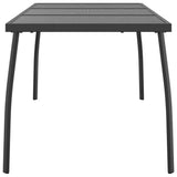 Garden Table Anthracite 165x80x72 cm Steel Mesh