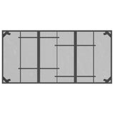 Garden Table Anthracite 165x80x72 cm Steel Mesh - 45-Degree Angle