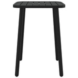 Garden Table Anthracite 50x50x71 cm Steel - Side View