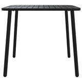 Garden Table Anthracite 80x80x71 cm Steel - Top-Down View