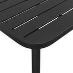 Garden Table Anthracite 100x100x71 cm Steel